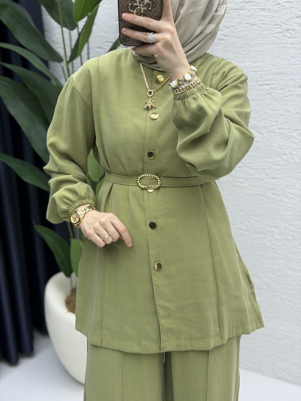 Firuze Pantolon Takım